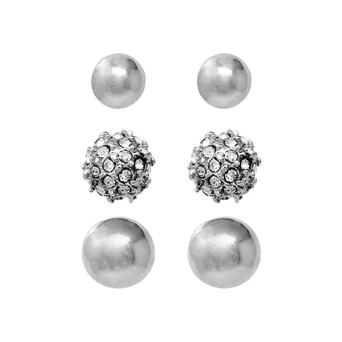 ARETES ANNE KLEIN SILVER LIGHTS DORADO