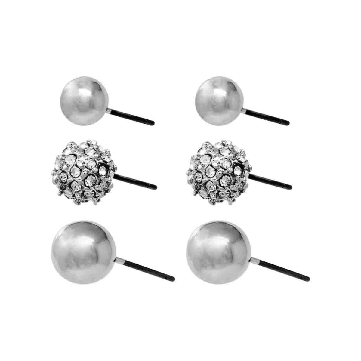 ARETES ANNE KLEIN SILVER LIGHTS DORADO