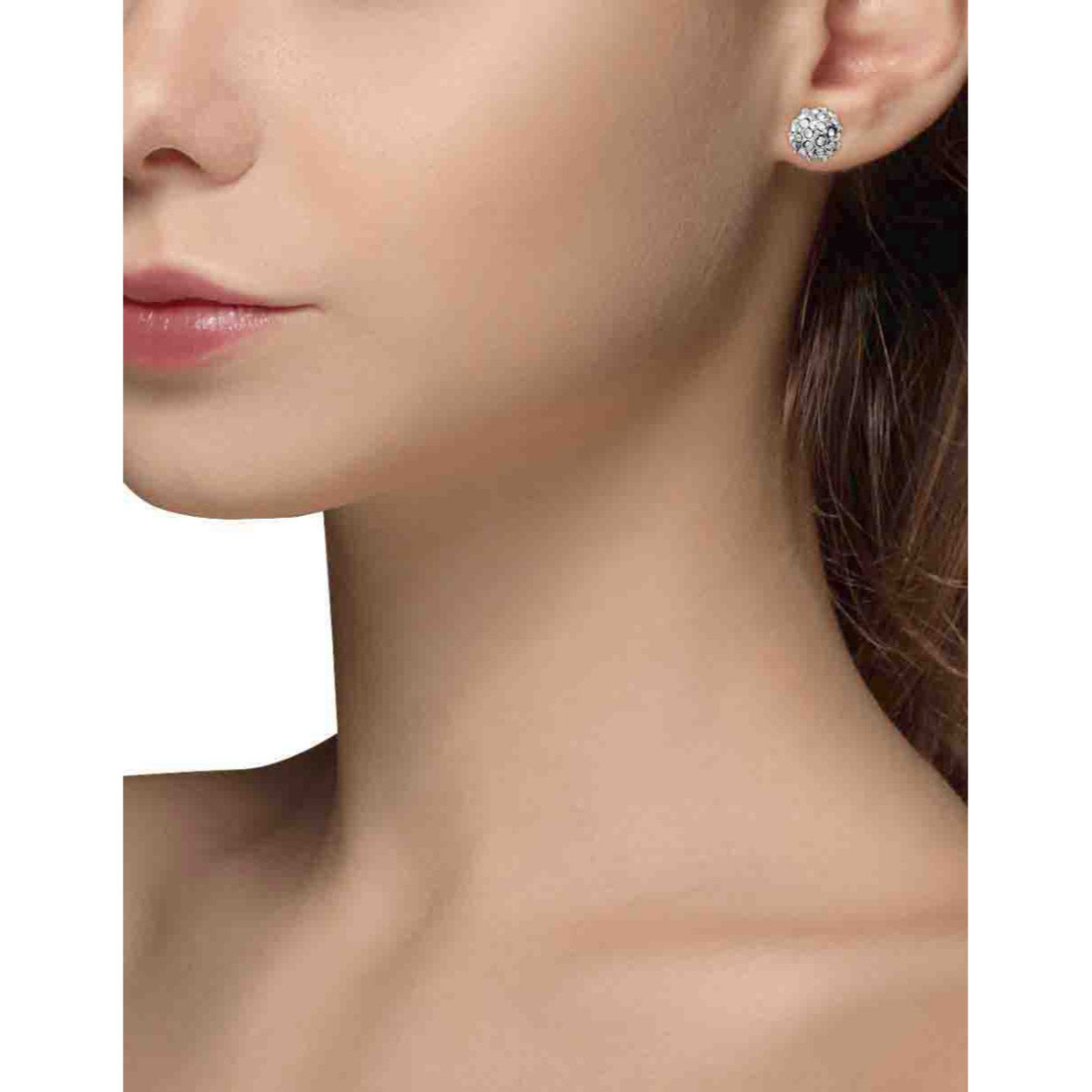 ARETES ANNE KLEIN SILVER LIGHTS DORADO