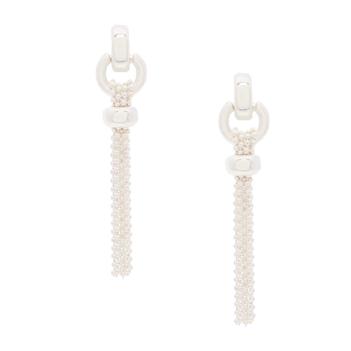 ARETES NAPIER ENCHANTED LINKS PLATEADO