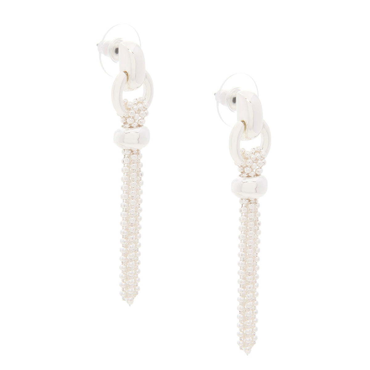 ARETES NAPIER ENCHANTED LINKS PLATEADO