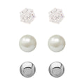 ARETES NAPIER M2 MULTIPLES PLATEADO