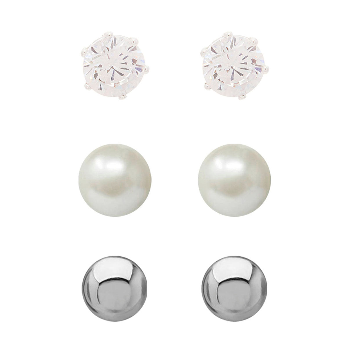 ARETES NAPIER M2 MULTIPLES PLATEADO