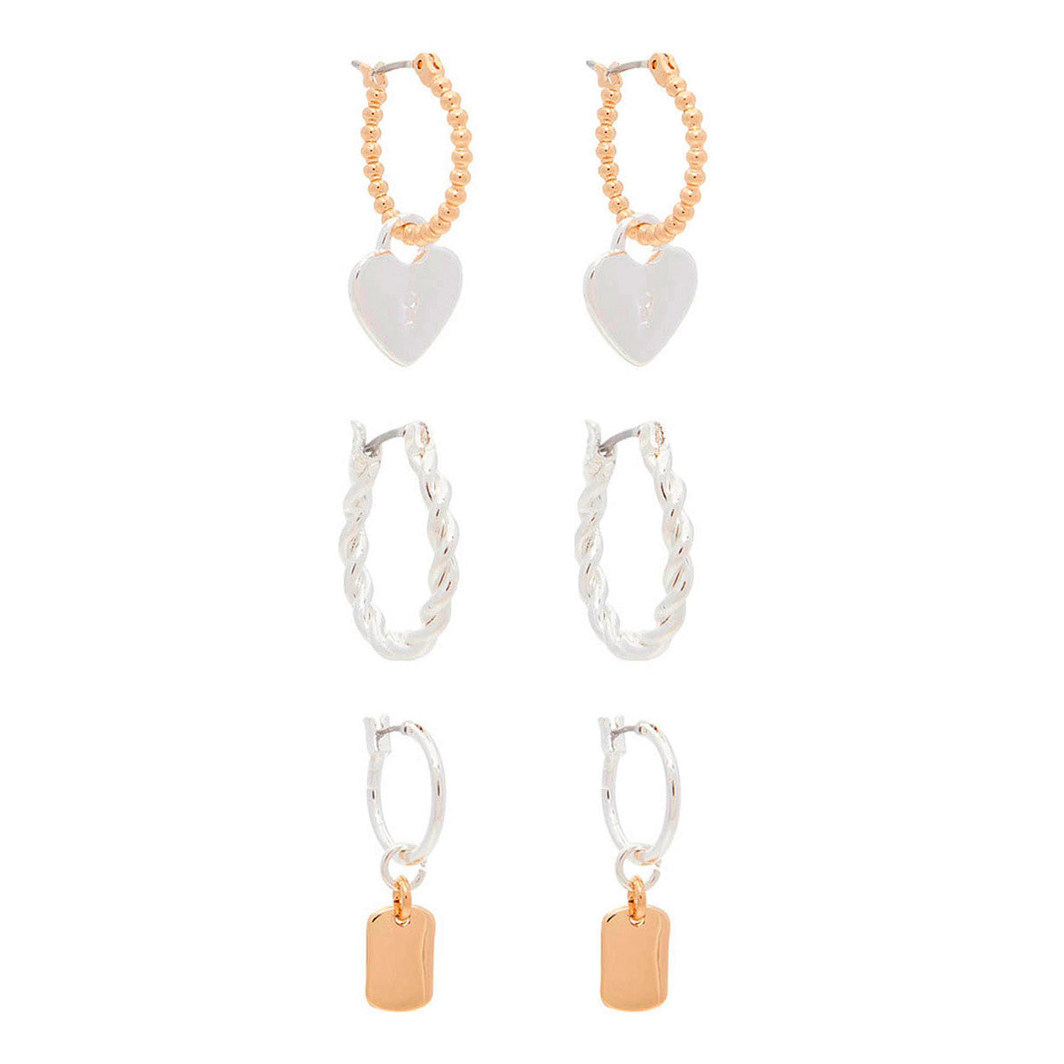 ARETES NINE WEST EAR ITEM M1 BITONO