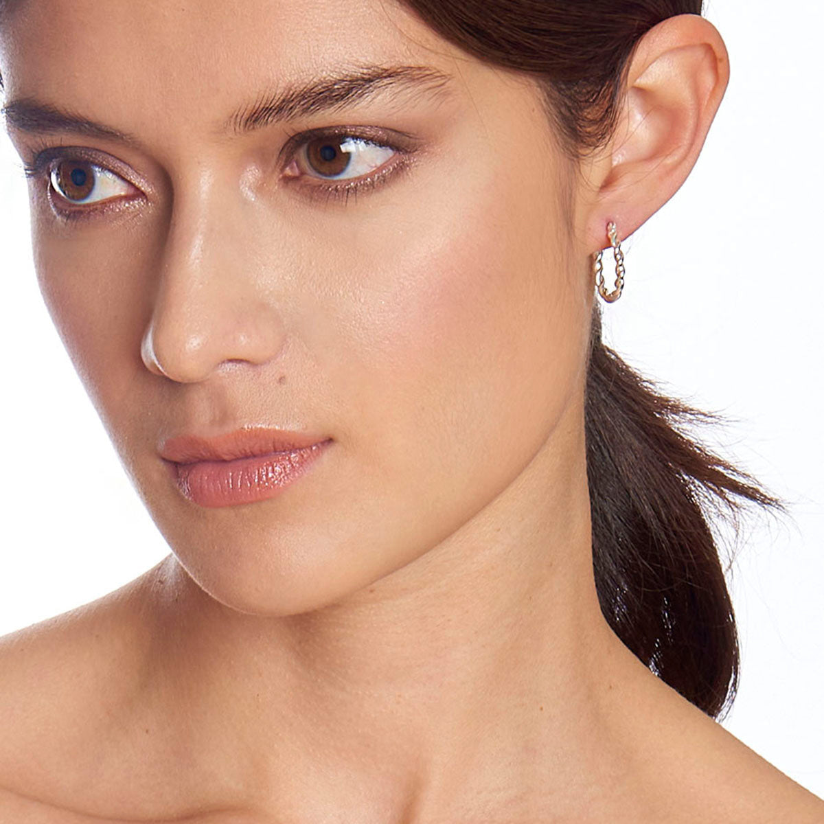 ARETES NINE WEST EAR ITEM M1 BITONO