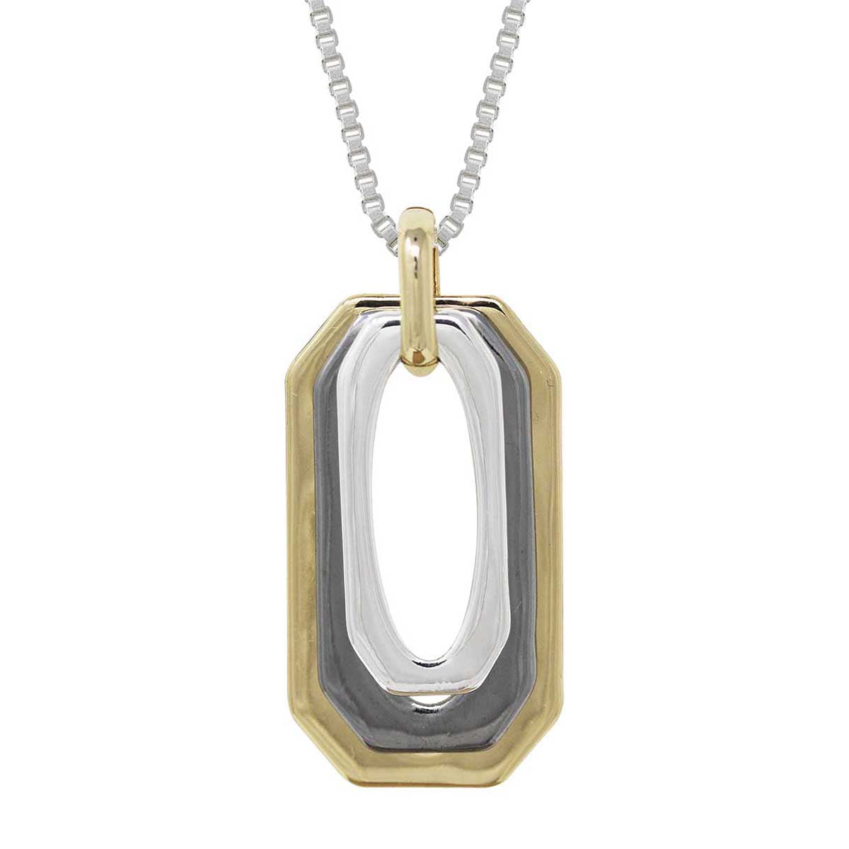 COLLAR NINE WEST ANGULAR OVALS TRITONO