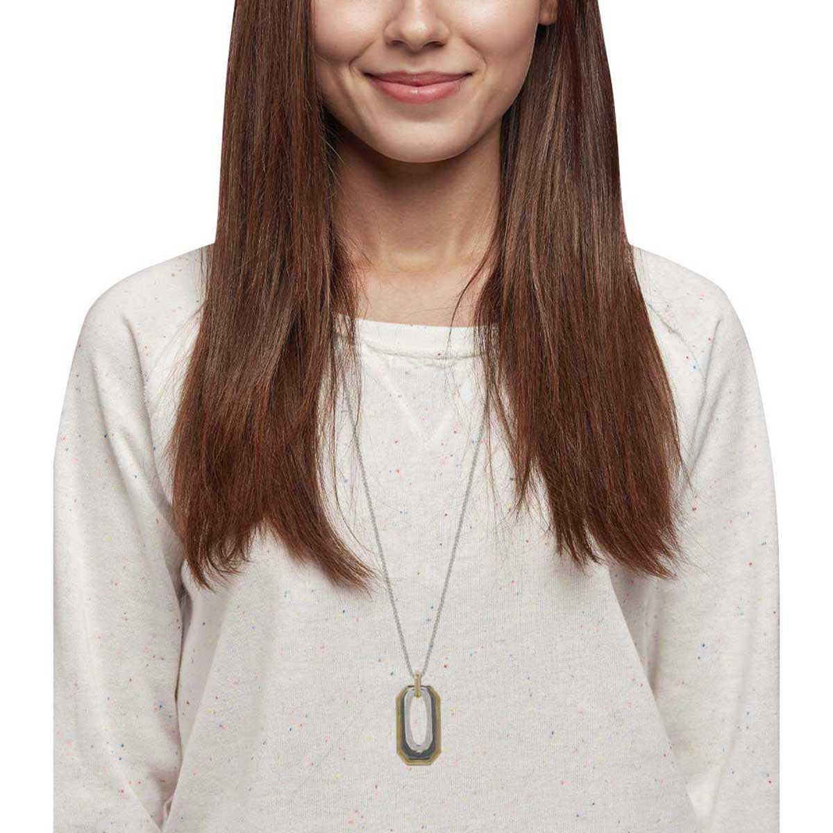 COLLAR NINE WEST ANGULAR OVALS TRITONO