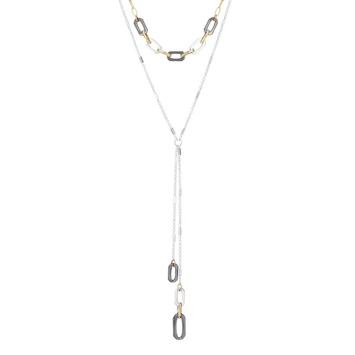 COLLAR NINE WEST ANGULAR OVALS TRITONO