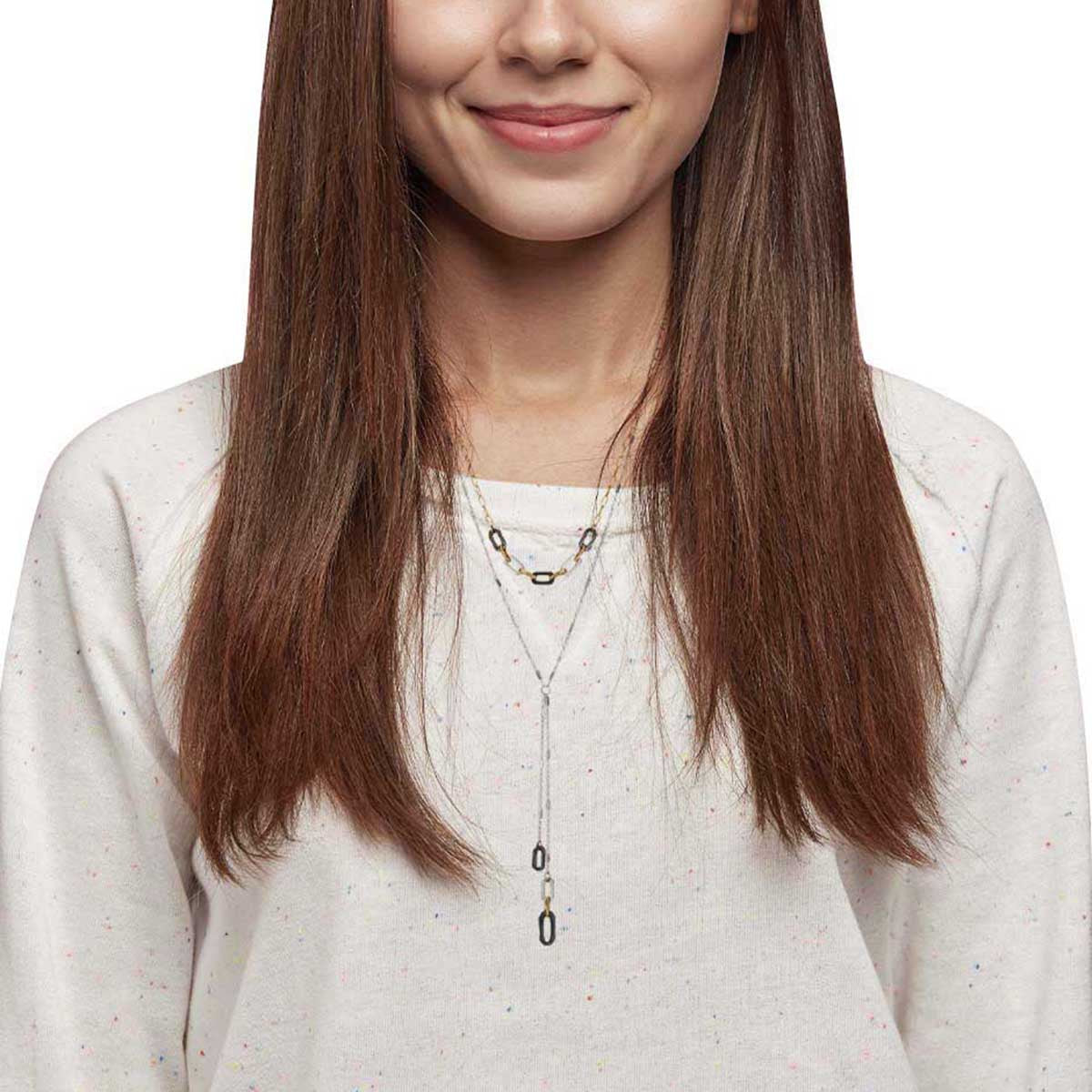 COLLAR NINE WEST ANGULAR OVALS TRITONO