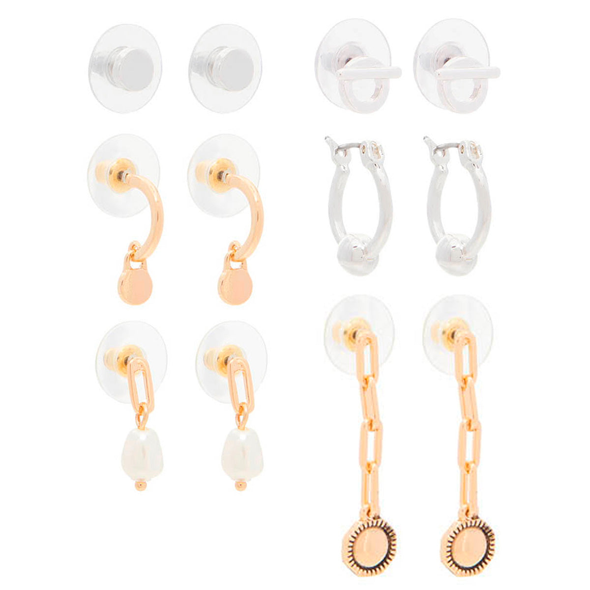 ARETES NINE WEST EAR ITEM M2 BITONO