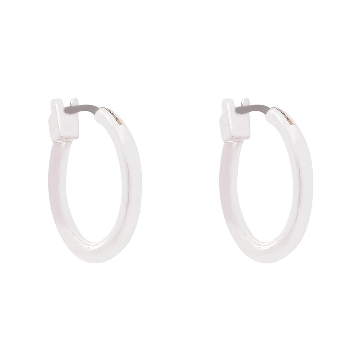 ARETES NAPIER BASIC SILVER PLATEADO