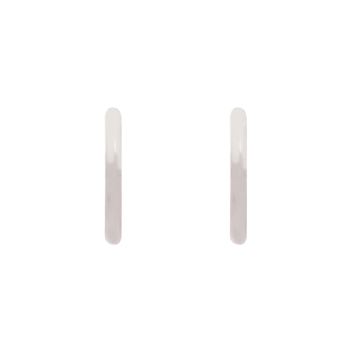 ARETES NAPIER BASIC SILVER PLATEADO