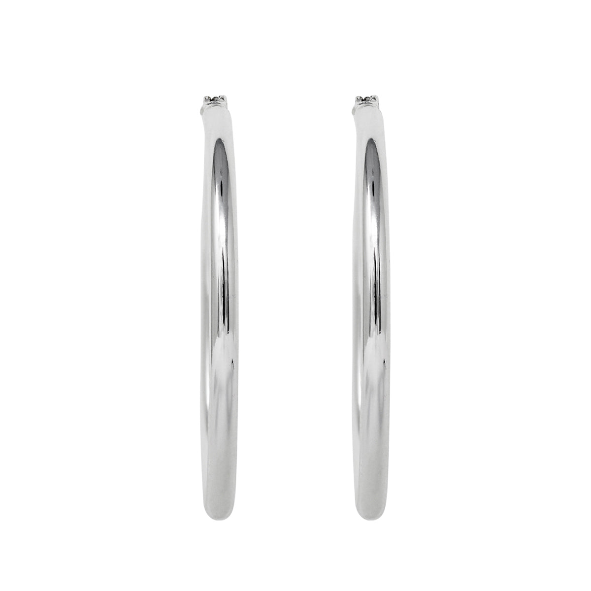 ARETES NINE WEST BASIC NW SILVER PLATEADO