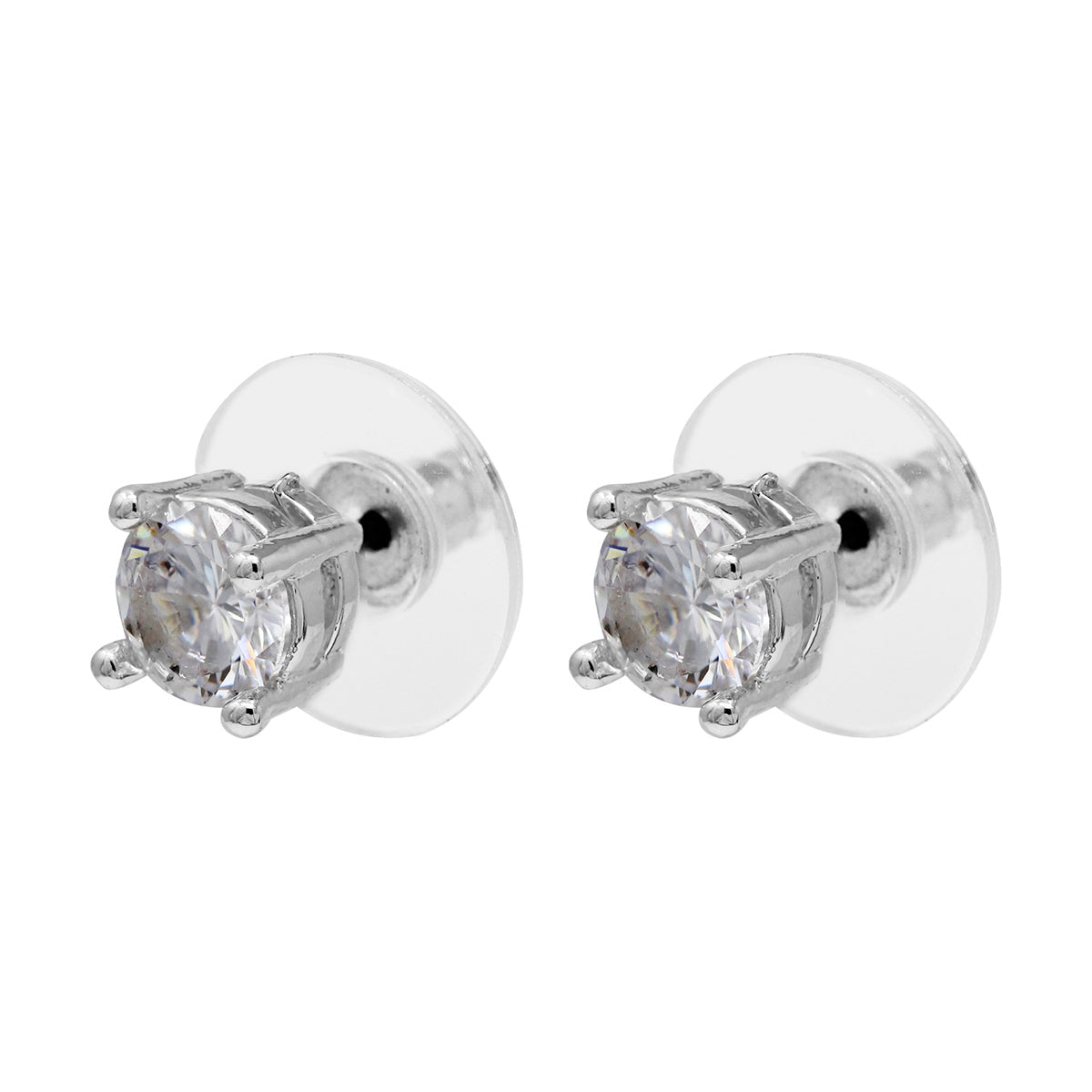 ARETES NINE WEST BASIC NW SOCIAL PLATEADO