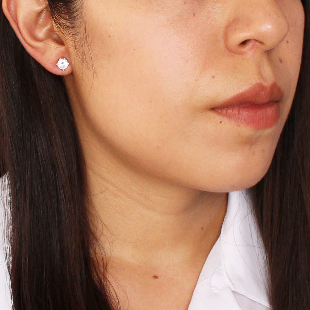 ARETES NINE WEST BASIC NW SOCIAL PLATEADO