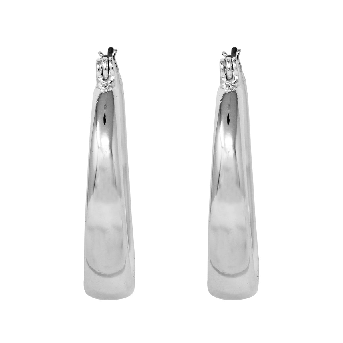ARETES NINE WEST BASIC NW SILVER PLATEADO
