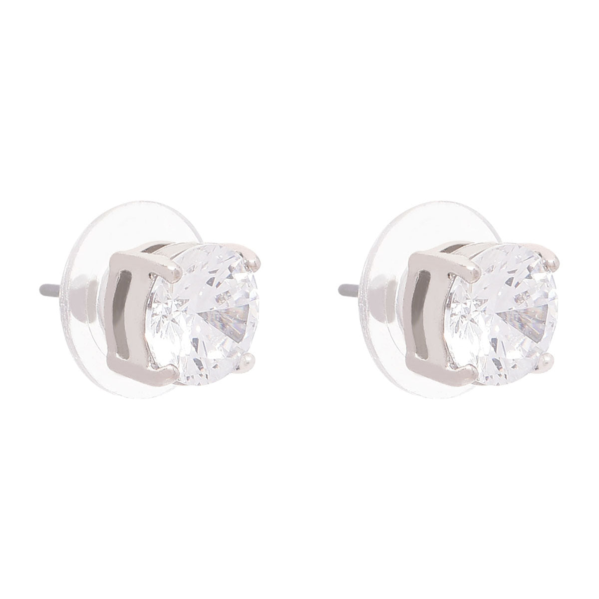 ARETES GIVENCHY BASIC SILVER PLATEADO