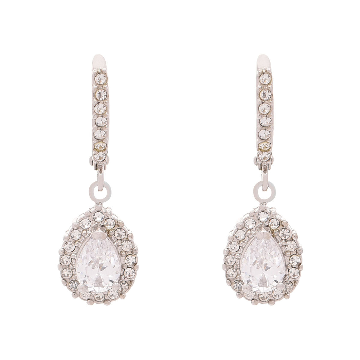 ARETES GIVENCHY BASIC SILVER PLATEADO