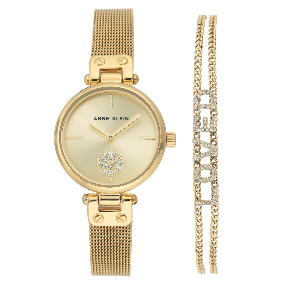 Reloj Anne Klein Color Dorado Ak3552Gbst