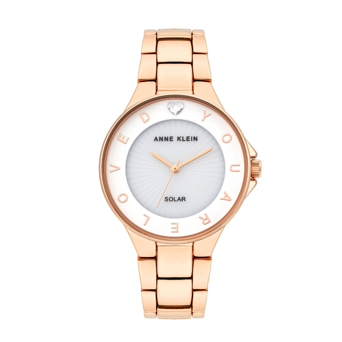 Reloj Anne Klein Color Oro Rosa Ak3866Wtrg