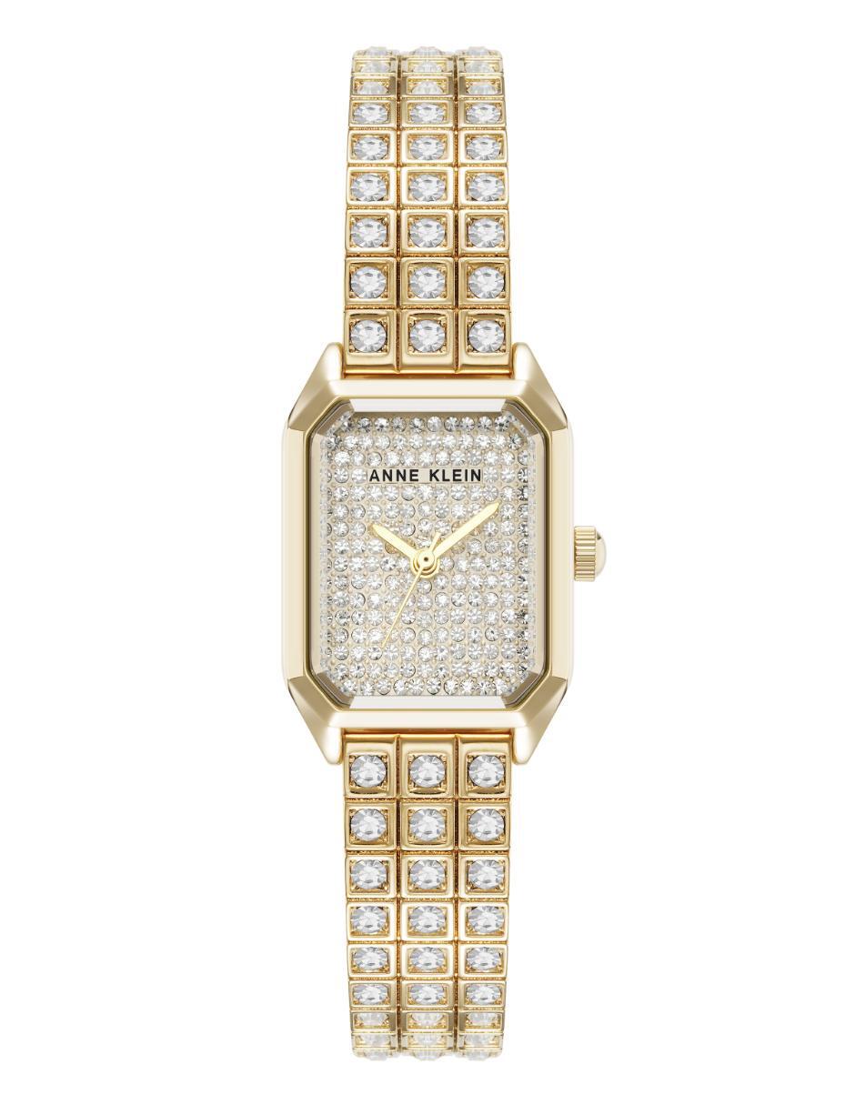 Reloj Anne Klein Dorado para Dama – Carátula Redonda, de Autor AK5356PVGB