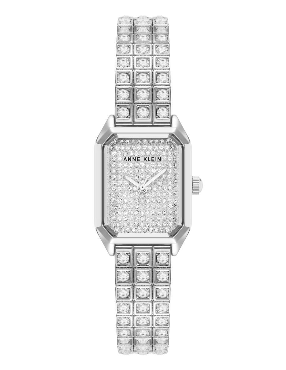 Reloj Anne Klein Plata para Dama – Estilo Retro Chic, de Colección AK5357PVSV