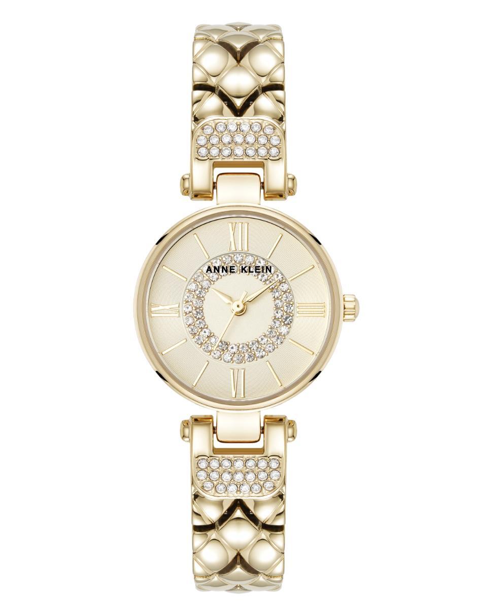 Reloj Anne Klein Dorado para Dama – Estilo Atemporal, para Toda Ocasión AK5422CHGB