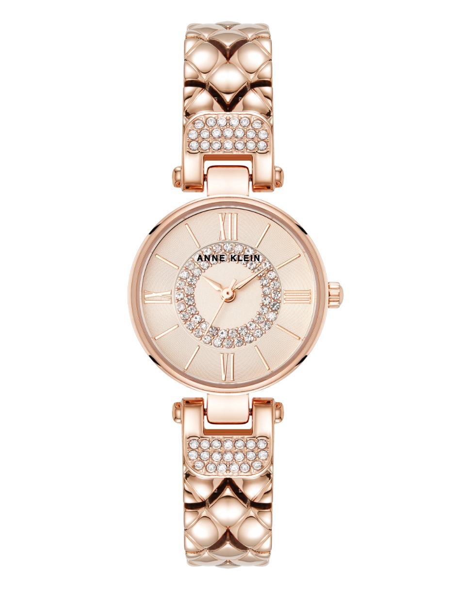 Reloj Anne Klein Oro Rosa para Dama – Línea Contemporánea, statement AK5422RGRG
