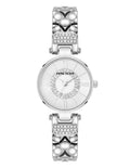 Reloj Anne Klein Plata para Dama – Carátula Redonda, de Uso Diario AK5423SVSV