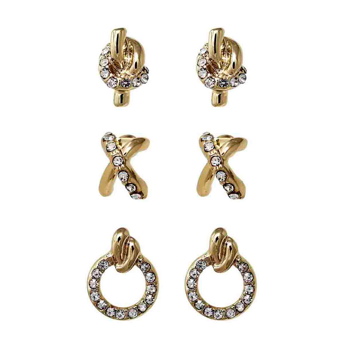 ARETES ANNE KLEIN PARIS DORADO