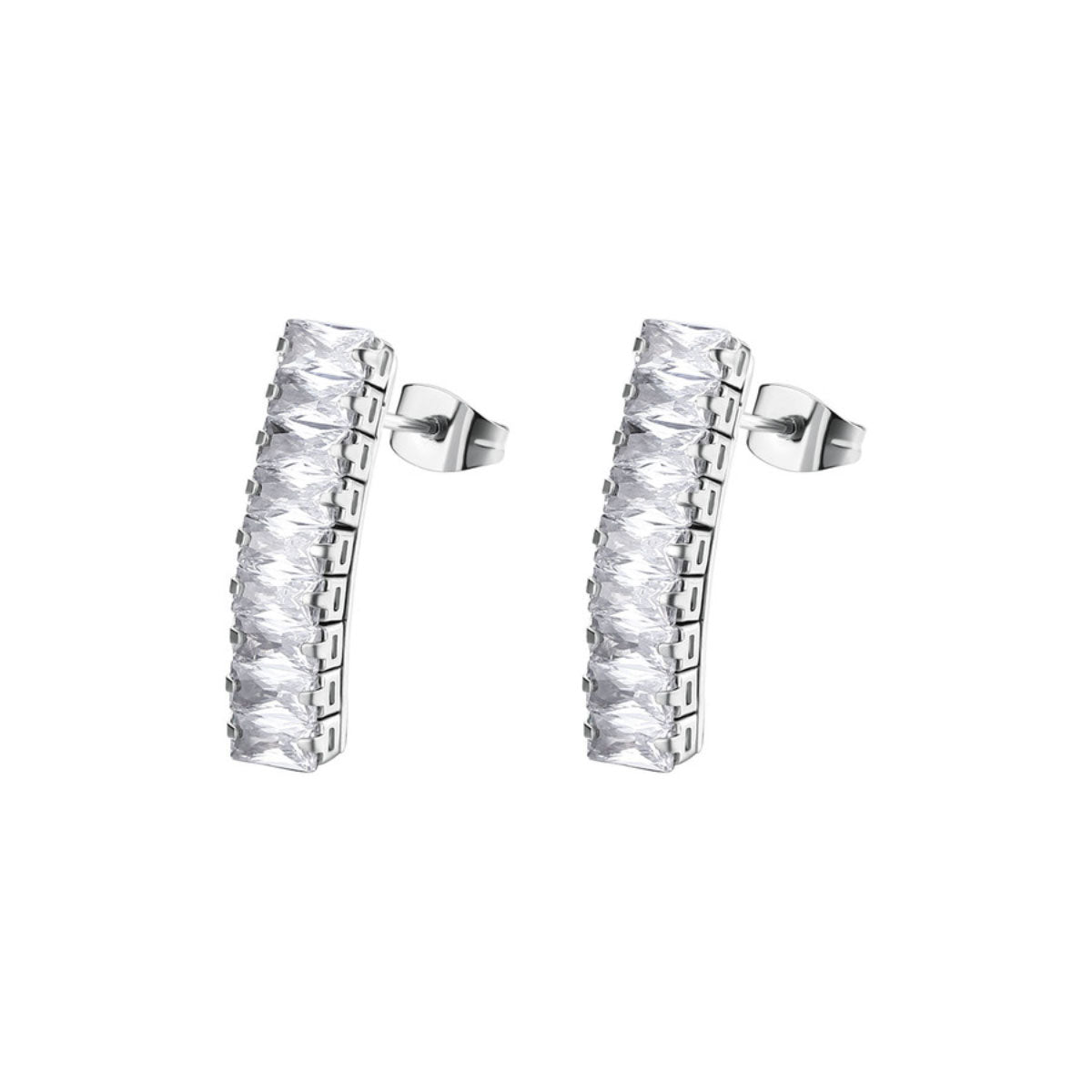 ARETES BROSWAY DESIDERI PLATEADO
