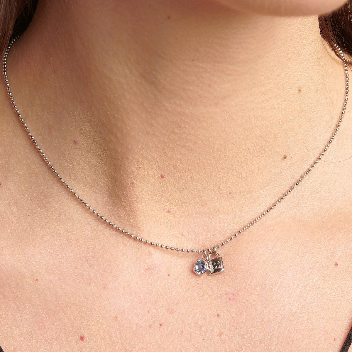 COLLAR BROSWAY DESIDERI PLATEADO
