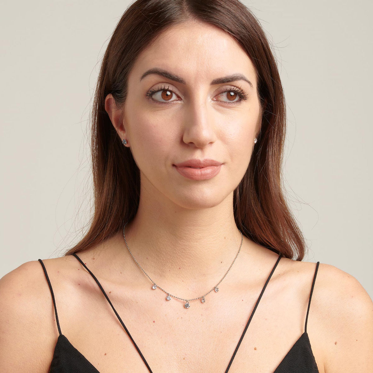 COLLAR BROSWAY DESIDERI PLATEADO
