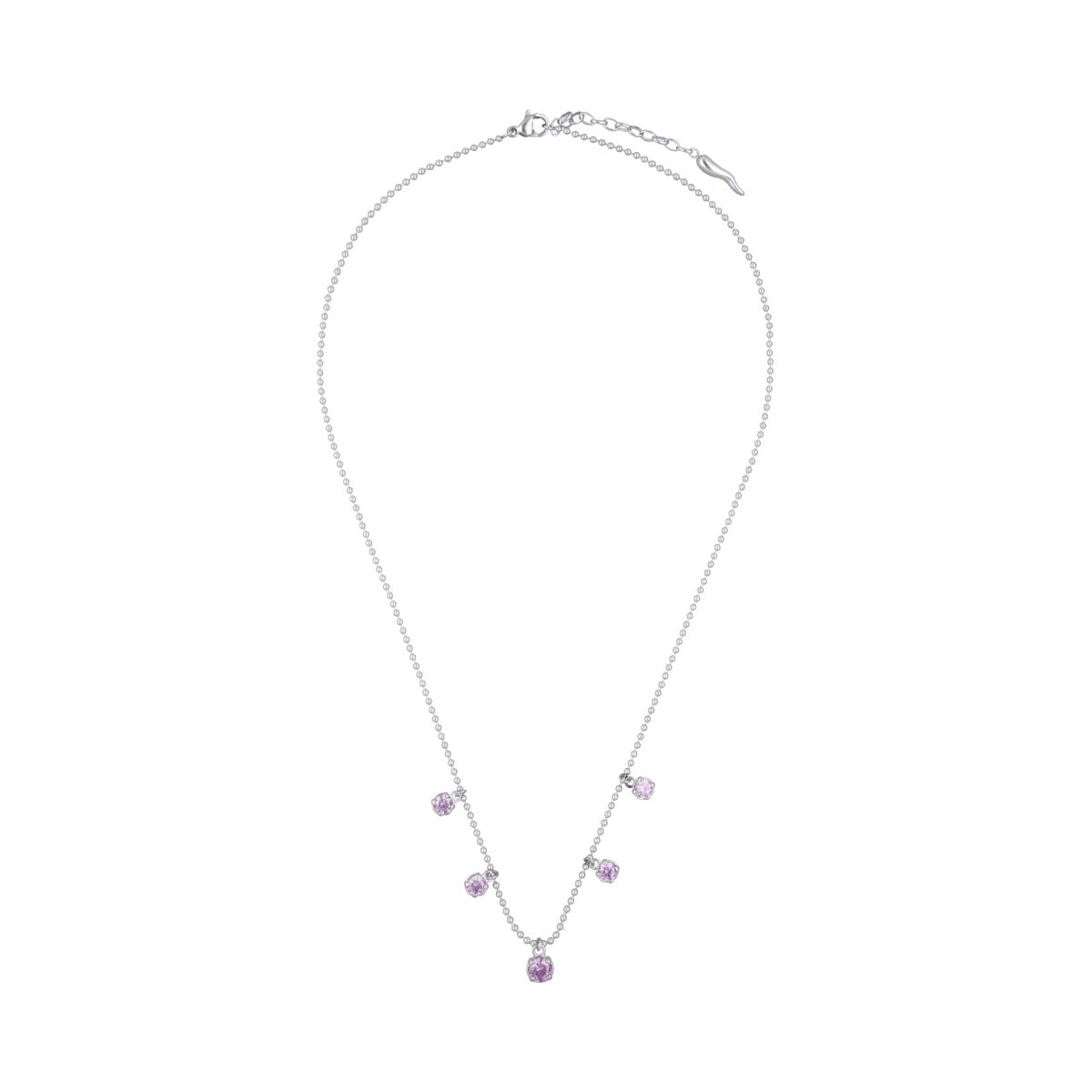 COLLAR BROSWAY DESIDERI PLATEADO