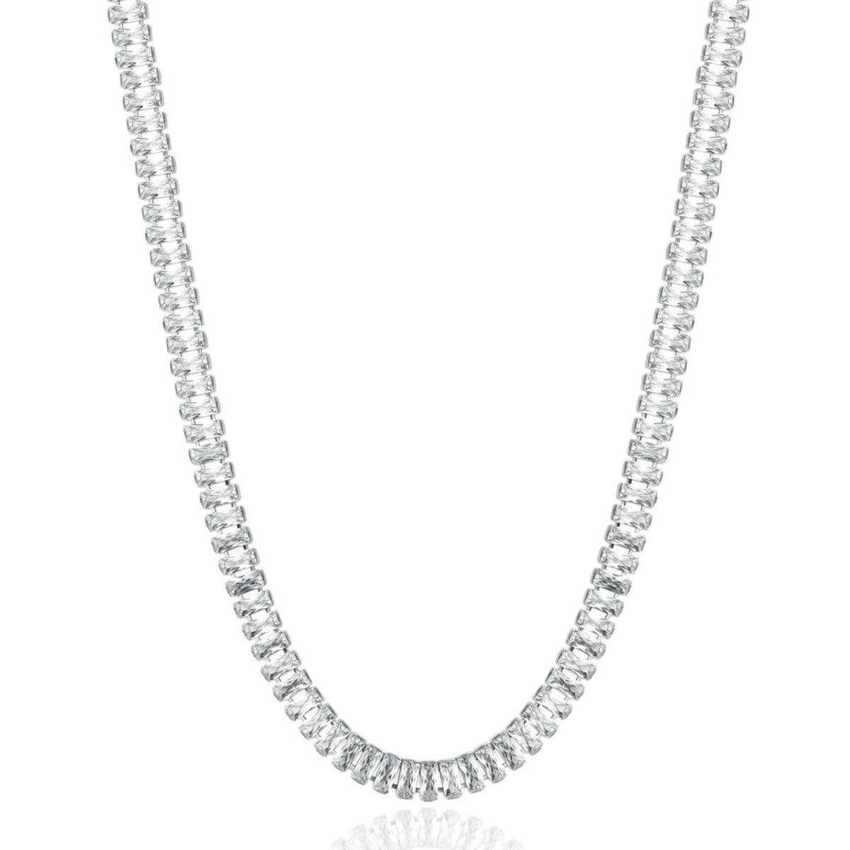 COLLAR BROSWAY DESIDERI PLATEADO