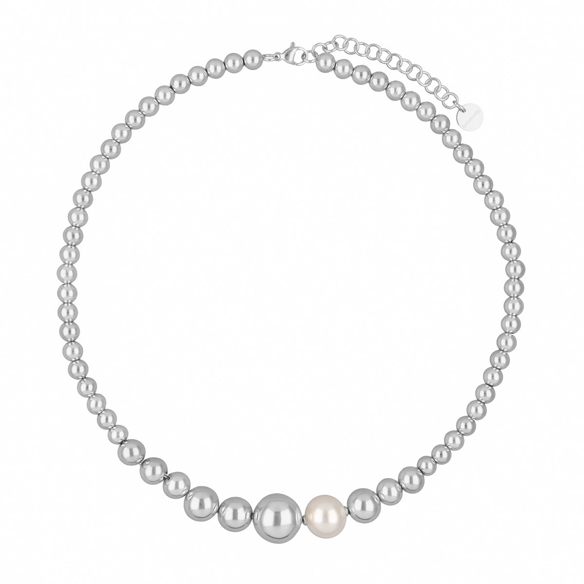 COLLAR BROSWAY PERFECT PLATEADO