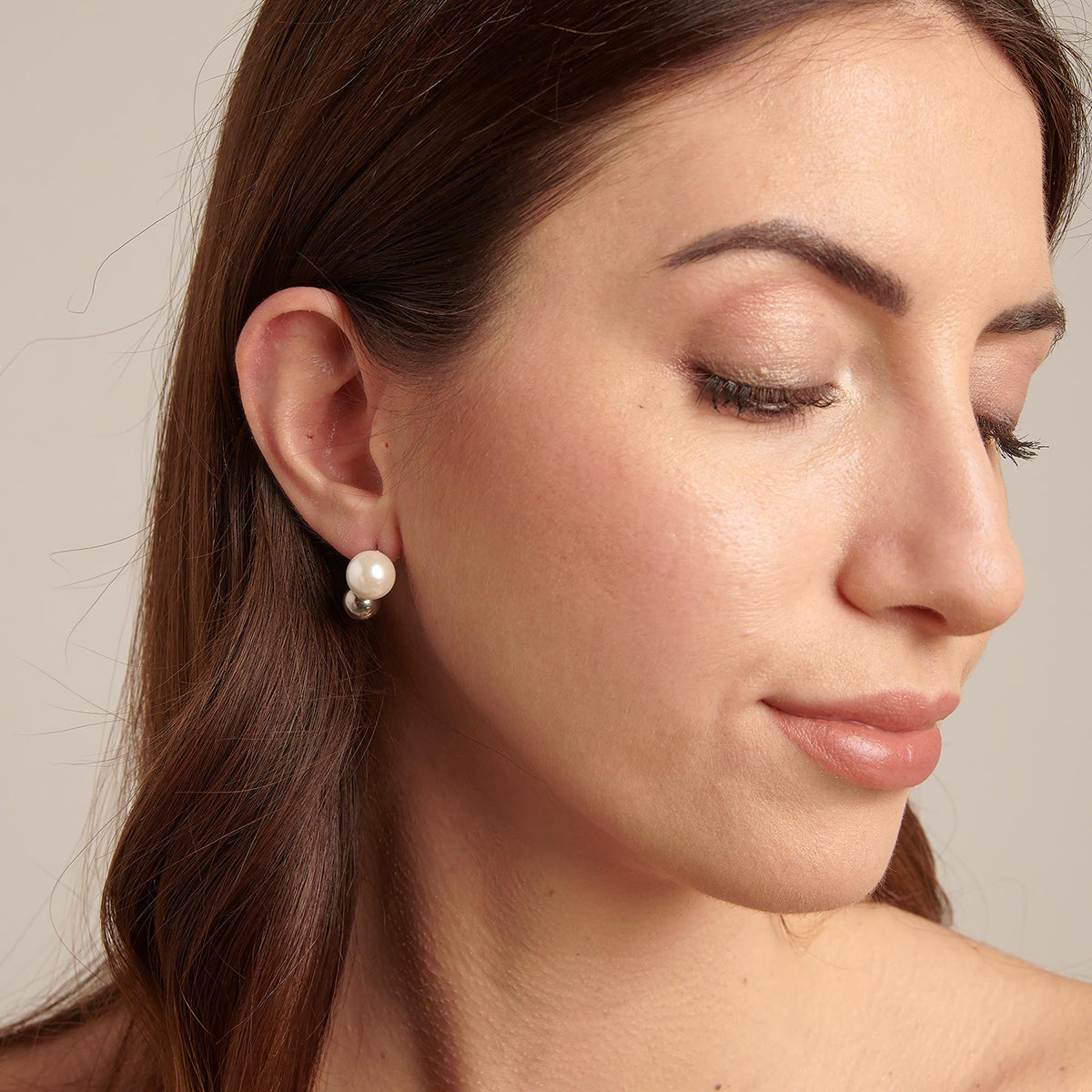 ARETES BROSWAY PERFECT PLATEADO
