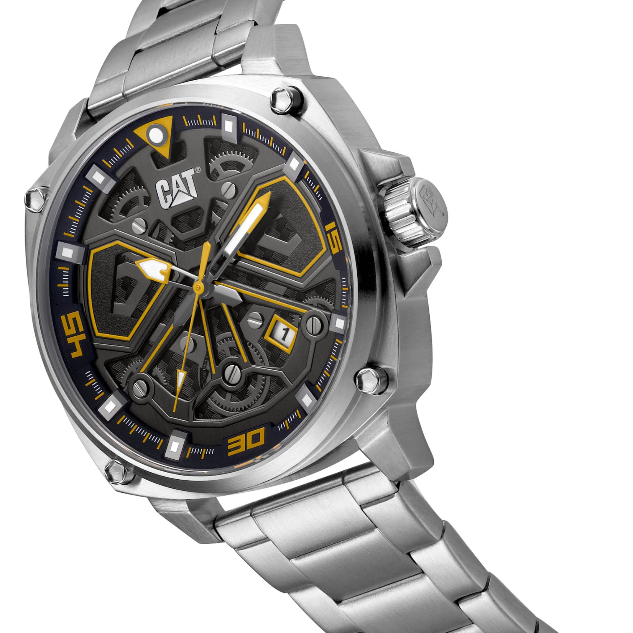 Reloj Cat Color Plateado Caj.141.11.127