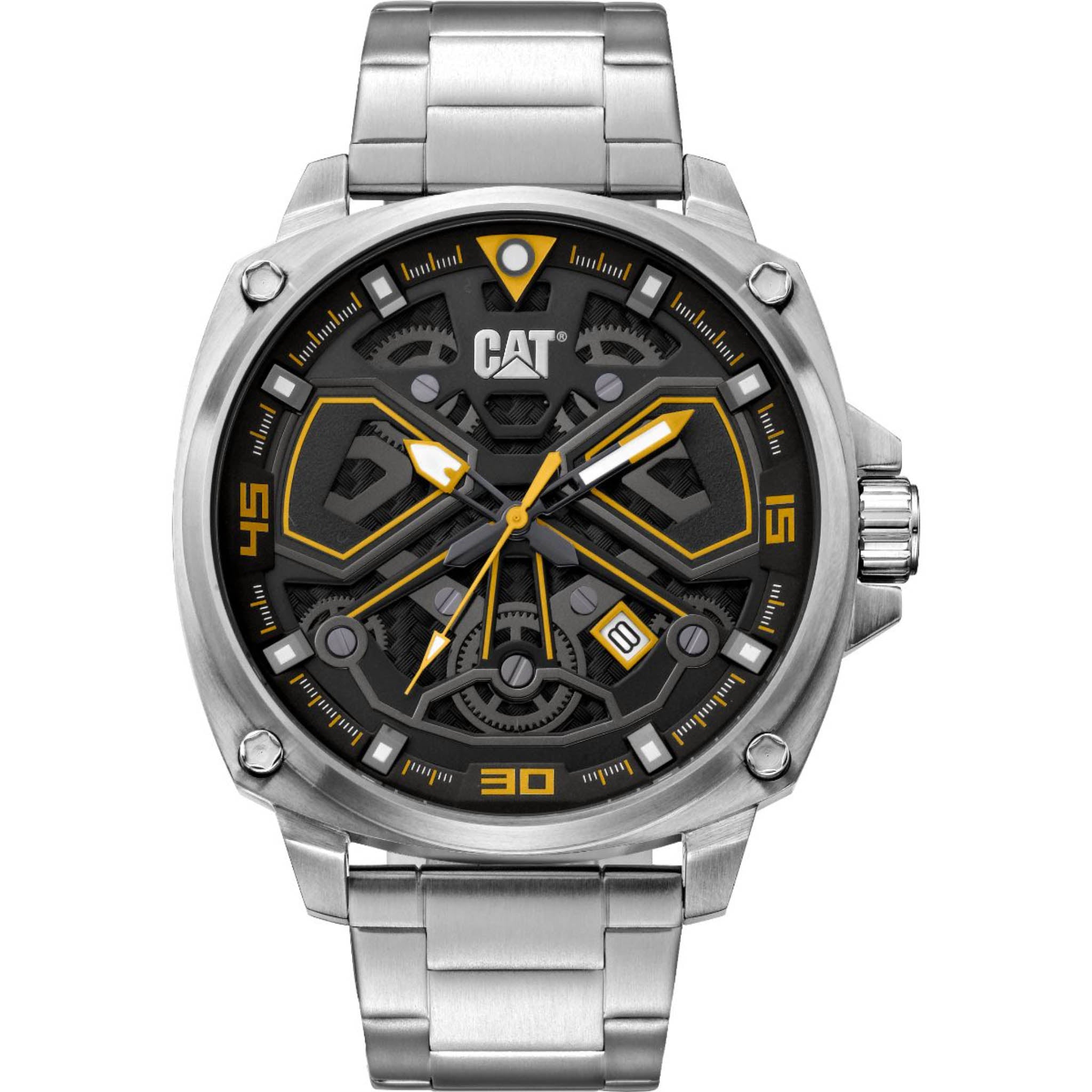 Reloj Cat Color Plateado Caj.141.11.127