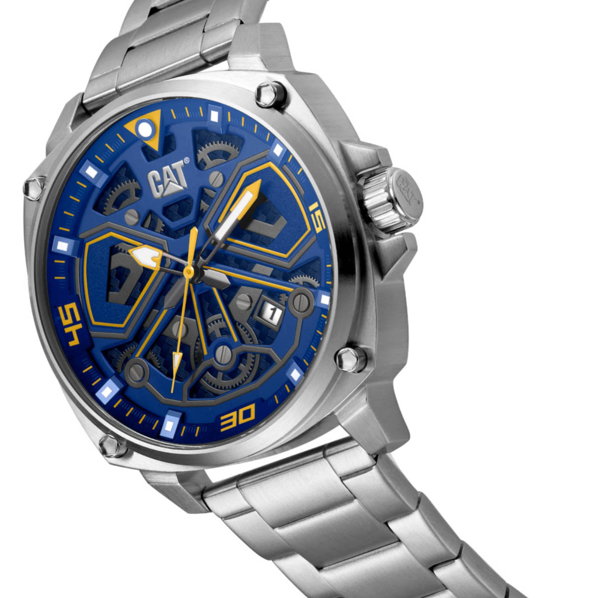 Reloj Cat Color Plateado Caj.141.11.627