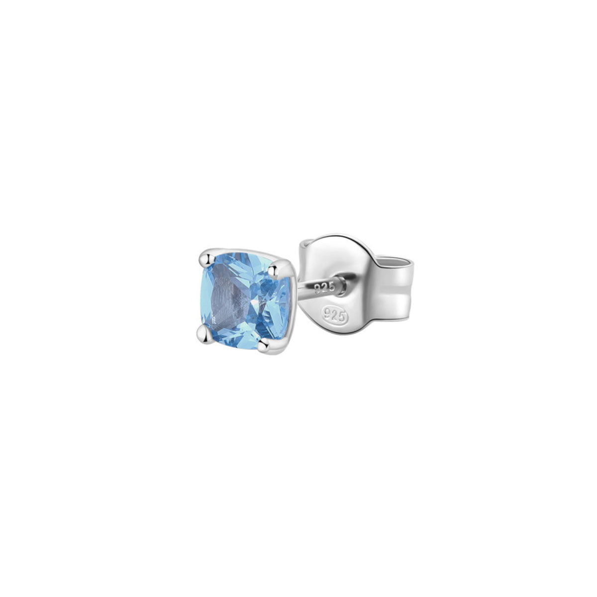ARETE SOLITARIO BROSWAY COLOR PLATEADO FORMA BOTÃ“N FCL06