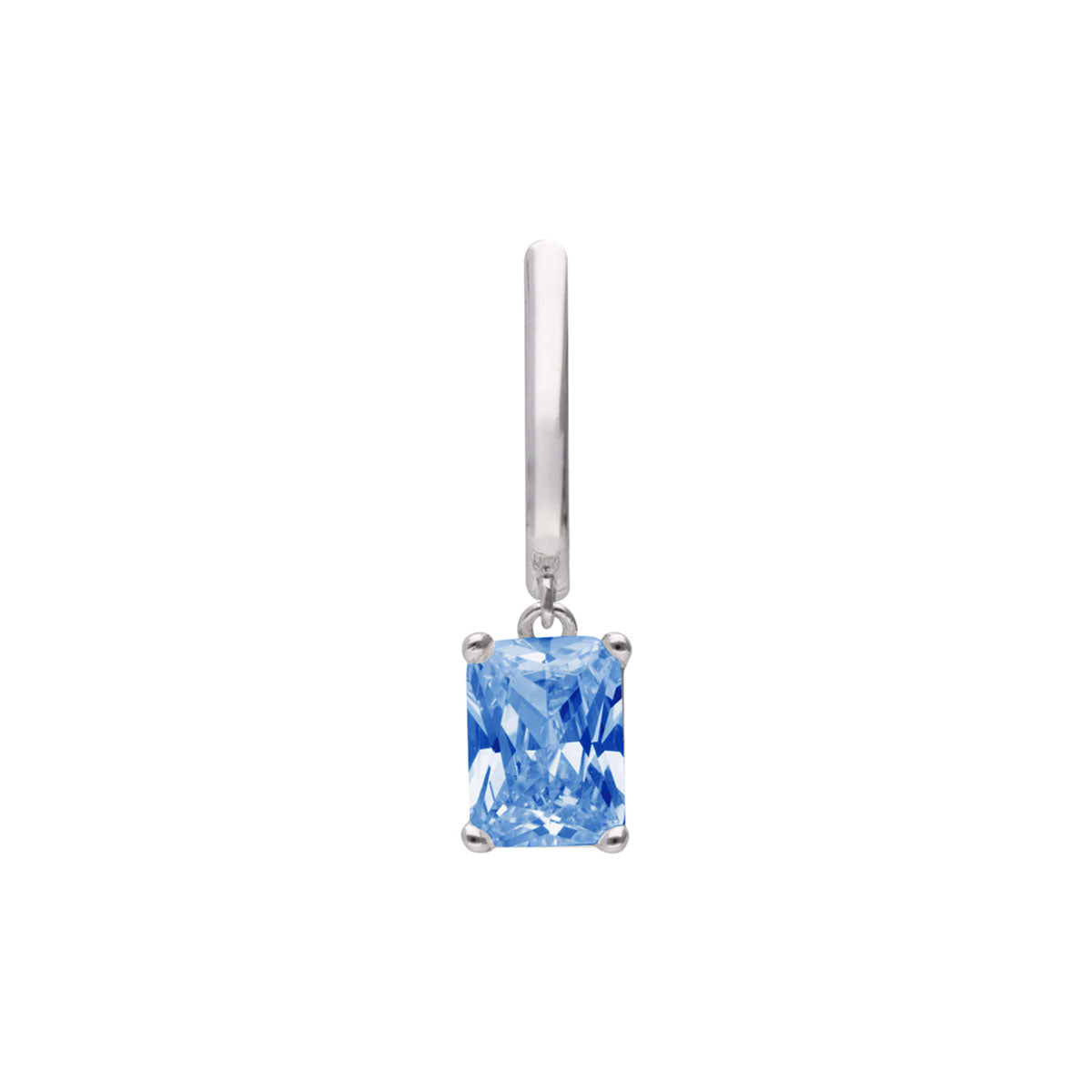 ARETE SOLITARIO BROSWAY COLOR PLATEADO FORMA ARRACADA FFB07