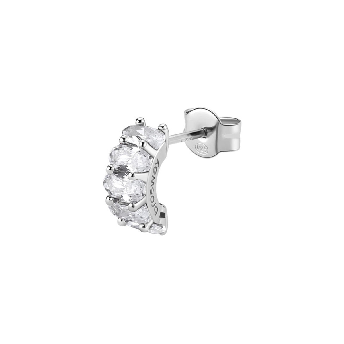 ARETE SOLITARIO BROSWAY COLOR PLATEADO FORMA COLGANTE FIW13