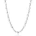 Collar BROSWAY COLOR PLATEADO FORMA GARGANTILLA FIW39