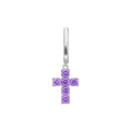 ARETE SOLITARIO BROSWAY COLOR PLATEADO FORMA ARRACADA FMP20