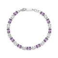 PULSERA BROSWAY FANCY MAGIC PURPLE PLATEADO