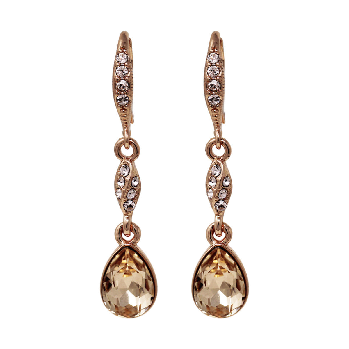 ARETES GIVENCHY WOODSTAR ORO ROSADO