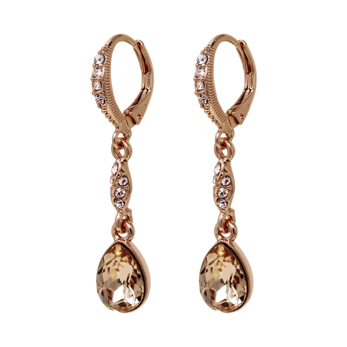 ARETES GIVENCHY WOODSTAR ORO ROSADO
