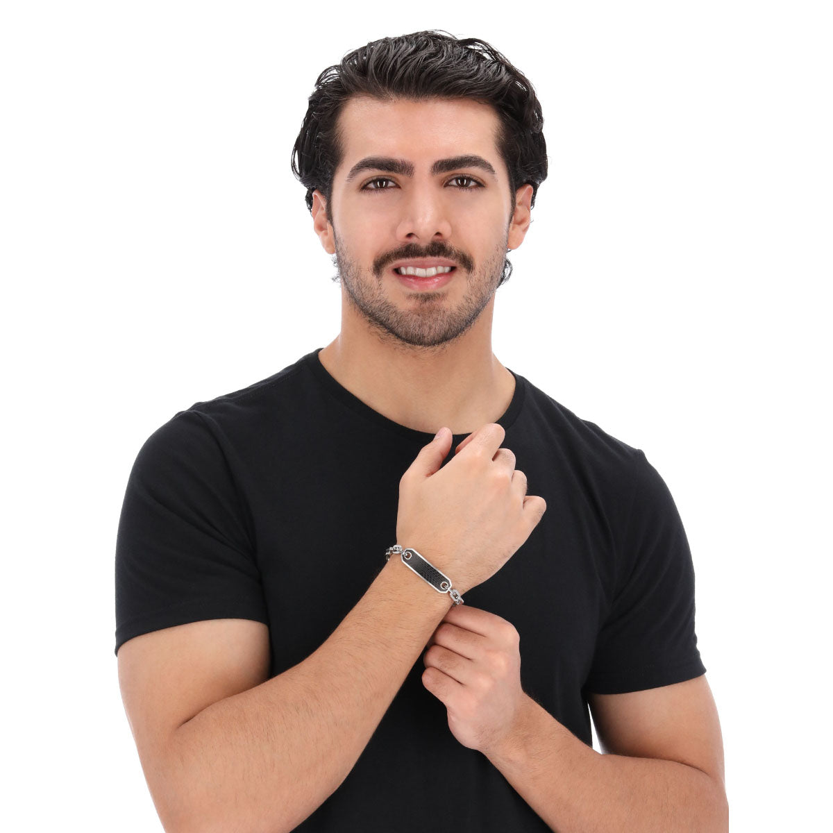 PULSERA CAT TREAD NEGRO