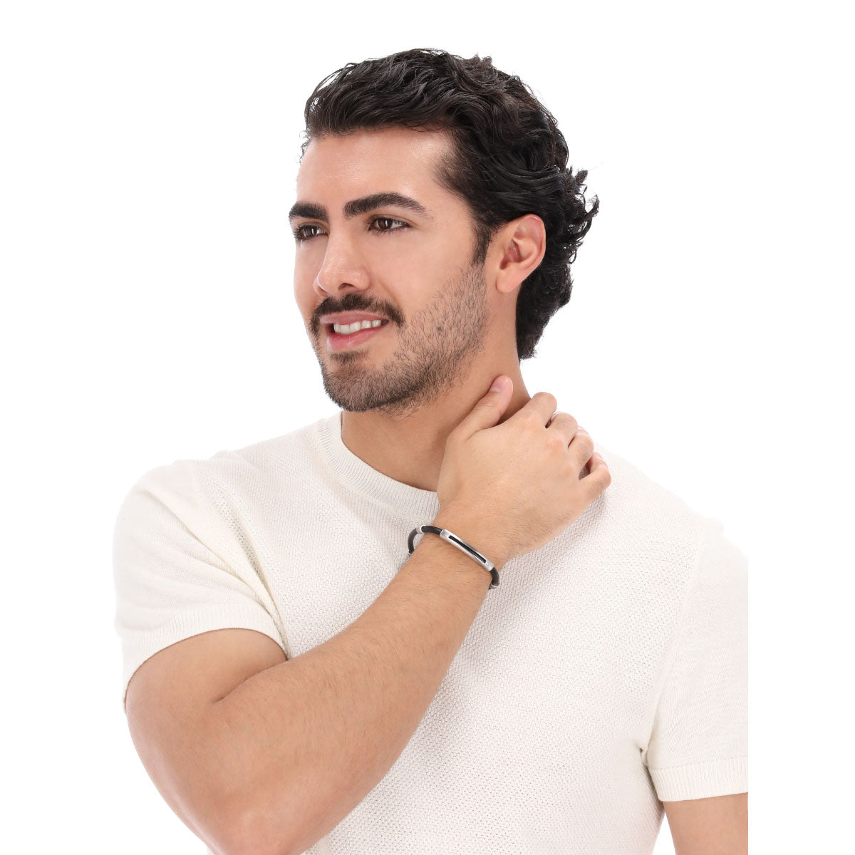 PULSERA CAT OBSIDIAN NEGRO
